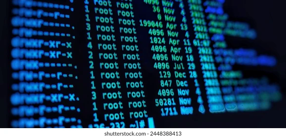 A terminal showing a codebase being navigated